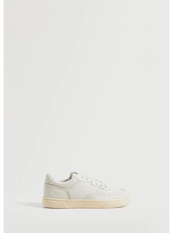MANGO - Laces Basic Sneakers NATURAL WHITE