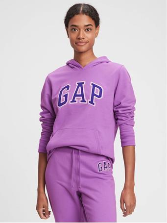 GAP - Logo Pullover Hoodie Sweatshirt GRAPE JELLY
