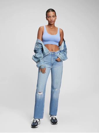 GAP - High Rise '90s Loose Jeans with Washwell in Organic Cotton LIGHT INDIGO 6