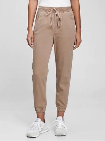 GAP - Brushed Ribbed Joggers SIMPLY TAUPE 16-0906 T