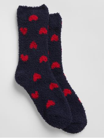 GAP - Cozy Socks NAVY HEARTS