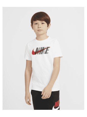 NIKE - Sportswear Older Kids' T-Shirt WHITE