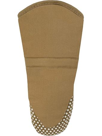 JOHN RITZENTHALER CO - Basic Collection 13-Inch Puppet Oven Mitt with Silicone Dots MOCHA