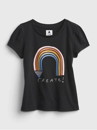 GAP - Toddler 100% Organic Cotton Mix and Match Graphic T-Shirt HEARTS