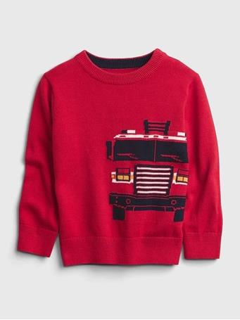 GAP - Toddler Crewneck Sweater MODERN RED 2