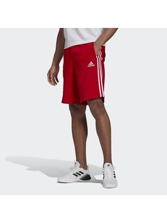 ADIDAS - Essentials Fleece 3-Stripes Shorts SCARLET RED