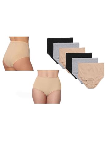 GOLDSTONE HOSIERY - Wholesale Women's Cotton Ribbed Brief NEUTRAL