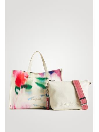 DESIGUAL - Arty Shopping Bag WHITE