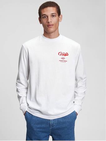 GAP - Logo T-shirt OPTIC WHITE