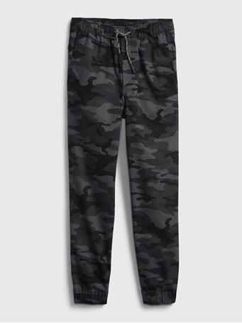 GAP - Kids Everyday Joggers with Washwell BLACK CAMO