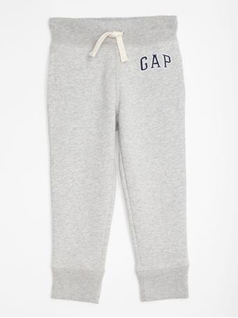 GAP - Kids Logo Pull-On Joggers LIGHT HEATHER GREY B08