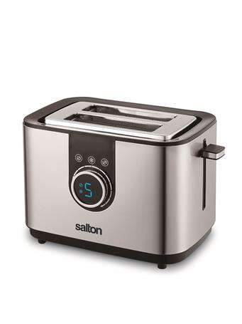 SALTON - Toaster Digital 2 Slice Sensor STAINLESS STEEL