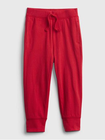 GAP - Toddler 100% Organic Cotton Mix and Match Pull-On Pants MODERN RED 2