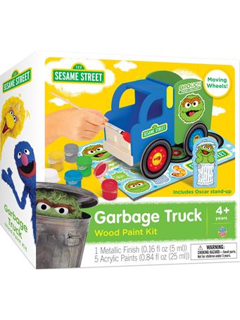 MASTERPIECES - Sesame Street Garbage Truck Paint Kit NO COLOR