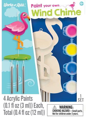 MASTERPIECES - Flamingo Wood Chime Paint Kit NO COLOR