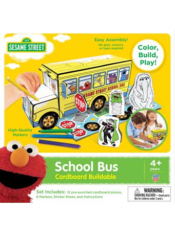 MASTERPIECES - Cardboard Creations School Bus NO COLOR