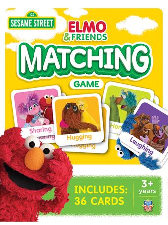MASTERPIECES - Elmo And Friends Matching Game NO COLOR