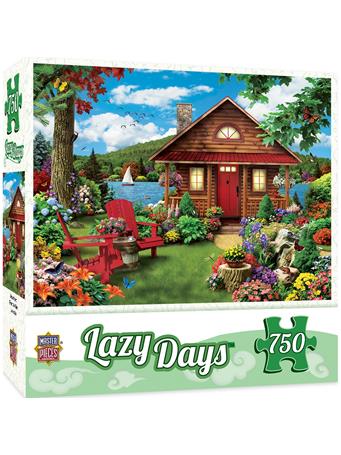 MASTERPIECES - Lazy Days Waterfront 750 Piece Puzzle NO COLOR