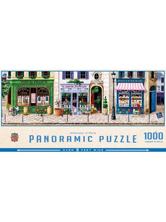 MASTERPIECES - Afternoon In Paris 1000 Piece Panoramic Puzzle NO COLOR