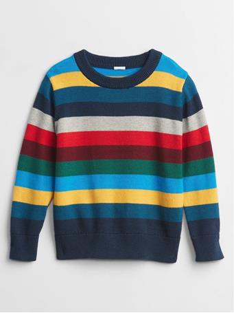 GAP - Toddler Stripe Sweater CRAZY STRIPE