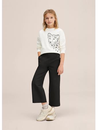 MANGO - Cotton-blend Printed Sweatshirt 2IVORY