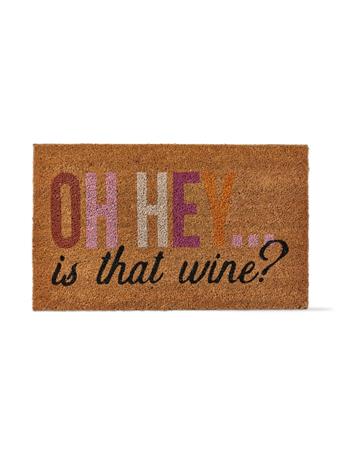 TAG - Oh Hey Is That Wine Coir Mat BEIGE