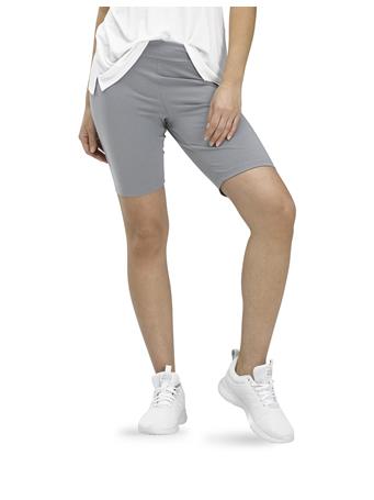 HUE - Hi Waist Blackout Cotton Bike Shorts GRANITE