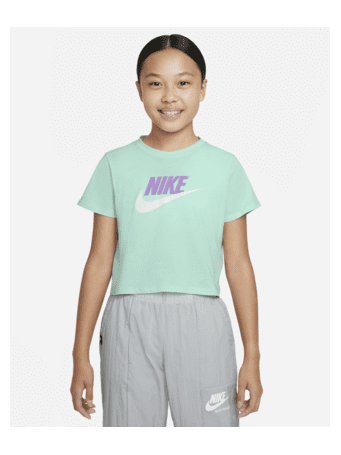 NIKE - Sportswear Older Kids' Cropped T-Shirt MINT FOAM