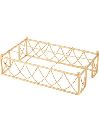 BOSTON INTERNATIONAL - Guest Towel Napkin Holder Caddy GOLD