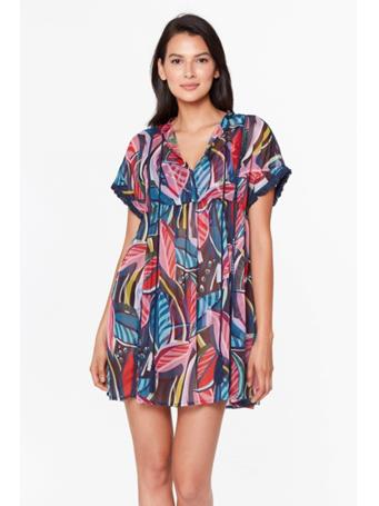 BLEU ROD BEATTIE - Absolutely Fabulous Collection, Caftan Dress Cover Up MULTI