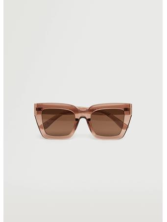 MANGO - Clear Frame Sunglasses LT-PASTEL PINK