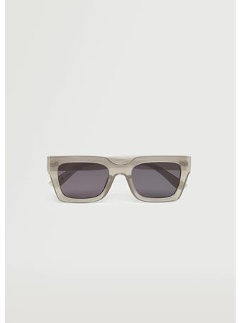 MANGO - Clear Frame Sunglasses LT PASTEL GREY