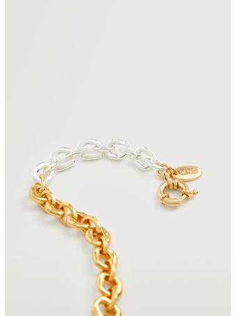 MANGO - Contrasting Bracelet GOLD