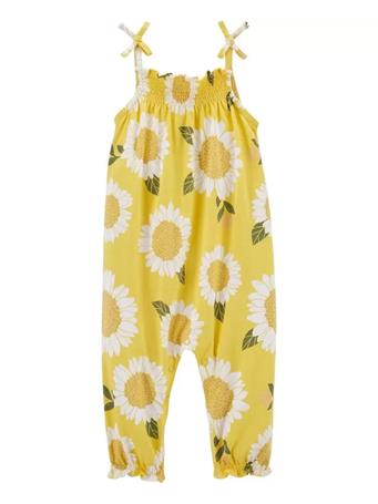 CARTER'S - Sunflower Cotton Jumpsuit YELLOW