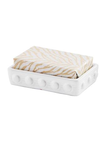 MUDPIE - Zebra Beaded Soap Set WHITE