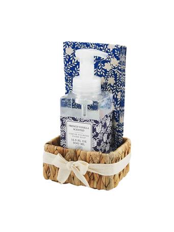 MUDPIE - Floral Indigo Soap Napkin Set NAVY