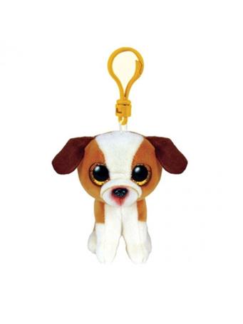 TY INC - Beanie Boo Keyring Clip - Hugo the Dog NO COLOR