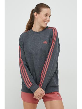 ADIDAS - Essential Comfy Sweatshirt DK GRY/RED