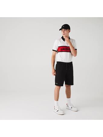 LACOSTE - Men's Lacoste SPORT Tennis Fleece Shorts 031 BLACK