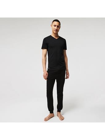 LACOSTE - Men's 3 Pack of Plain T-Shirts 031 BLACK