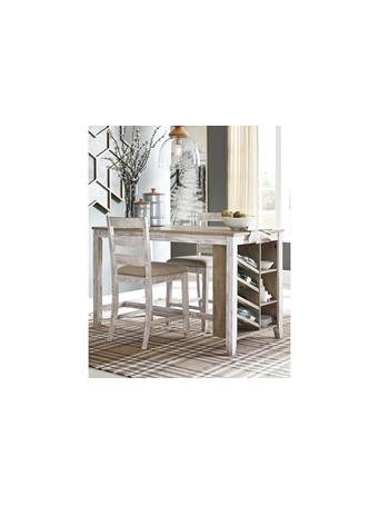 ASHLEY FURNITURE - Skempton Counter Height Dining Table WHITE