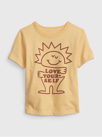 GAP - Toddler 100% Organic Cotton Mix & Match Graphic T-Shirt FRENCH ALMOND