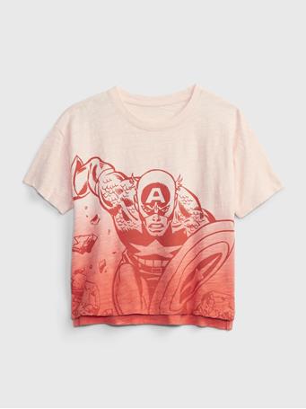 GAP - Marvel Tie-Dye Graphic T-Shirt FADING PEACH