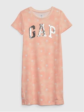 GAP - Kids Gap Logo T-Shirt Dress FADING PEACH