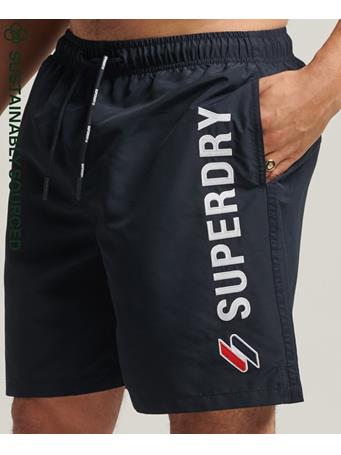 SUPERDRY - Code Applique 19 inch Swim Shorts DEEP NAVY