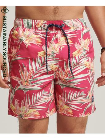 SUPERDRY - Vintage Hawaiian Swim Shorts PARADISE PINK