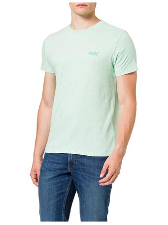 SUPERDRY - Organic Cotton Vintage Embroidered T-Shirt SAGE MARL