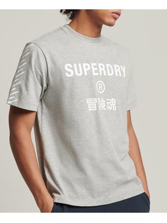 SUPERDRY - Code Core Sport T-Shirt GREY MARL