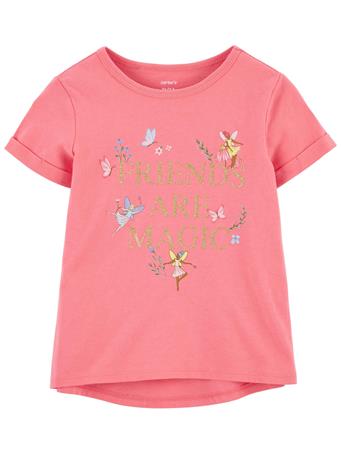 CARTER'S - Friends Are Magic Jersey Tee PINK