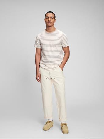 GAP - Everyday Soft Stripe T-Shirt NEW SLY STONE/WHITE